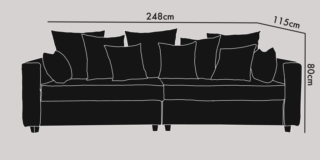 3,5-sits soffa