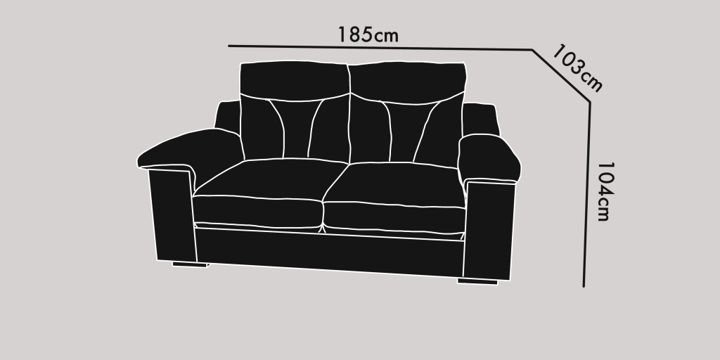 2-sits soffa